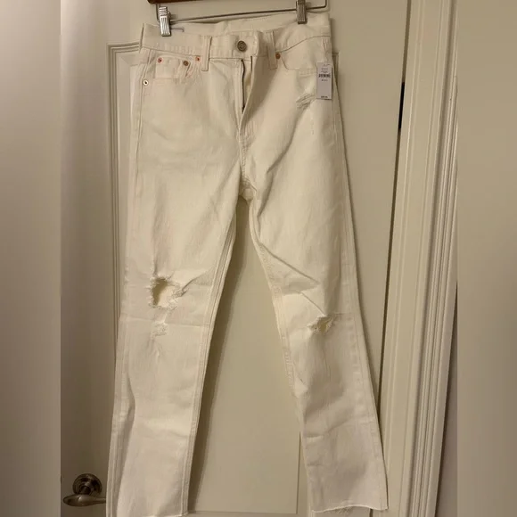 NWT Gap Women’s Cheeky Straight High Rise Jeans size 27/4L - Picture 3 of 5